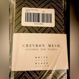 NWT WHBM Chevron Mesh Tights